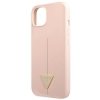 Guess GUHCP13MSLTGP iPhone 13 / 14 / 15 6.1 różowy/pink hardcase Silicone Triangle